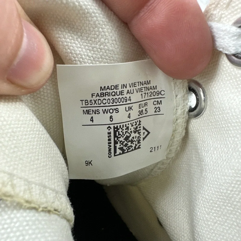 Converse Chuck Taylor All Star Lift High Top White Leopard Size 6‎ Platform